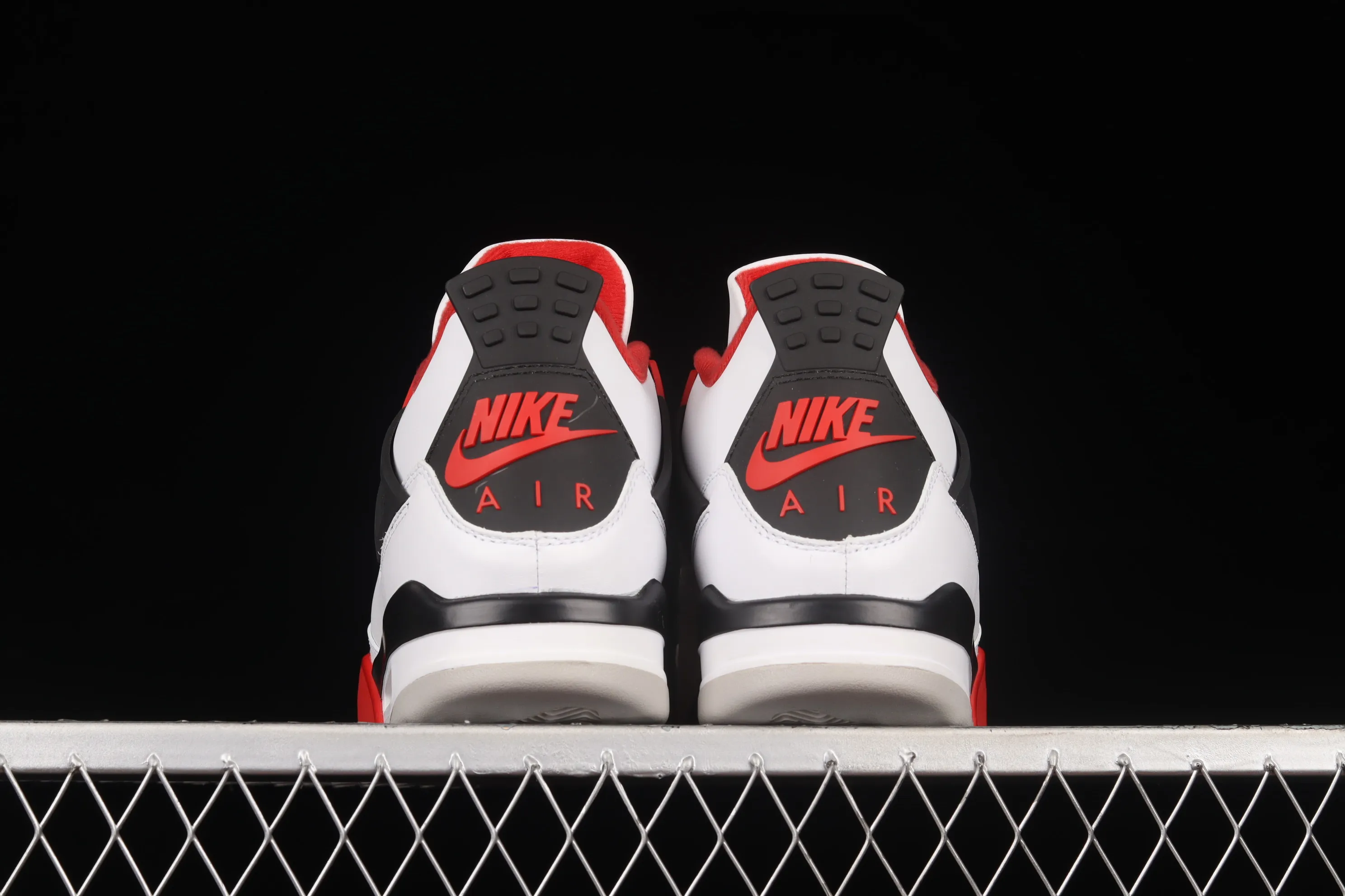All categories Air Jordan Jordan series basketball shoes Air Jordan 4 foreign trade version Air Jordan 4 Retro "Fire Red" AJ4 Joe 4 white red flame red basketball shoes DC7770-160